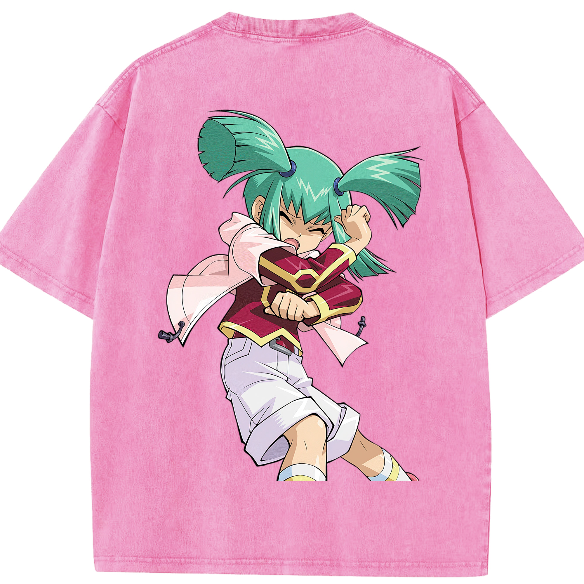 （画像用） 遊☆戯☆王 Yu-Gi-Oh! 綿100% ヴィンテージ風 半袖Tシャツ（背面プリント）